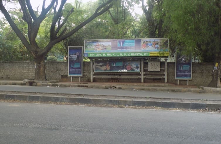 Hoardings Advertising Agency, BQS Advertising rates at Koramangala Bus Stop Bengaluru Karnataka
